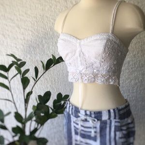 American Eagle Outfitters Crochet Crop Top